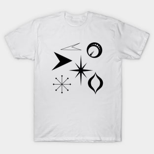 Atomic Arrows and Starbursts | Mid Century Style | Cherie's Art(c)2020 T-Shirt